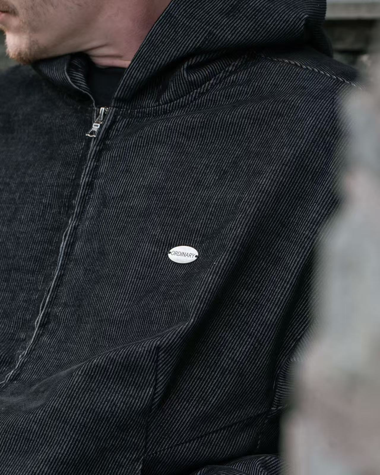 ORDINARY 水洗燈芯絨連帽外套