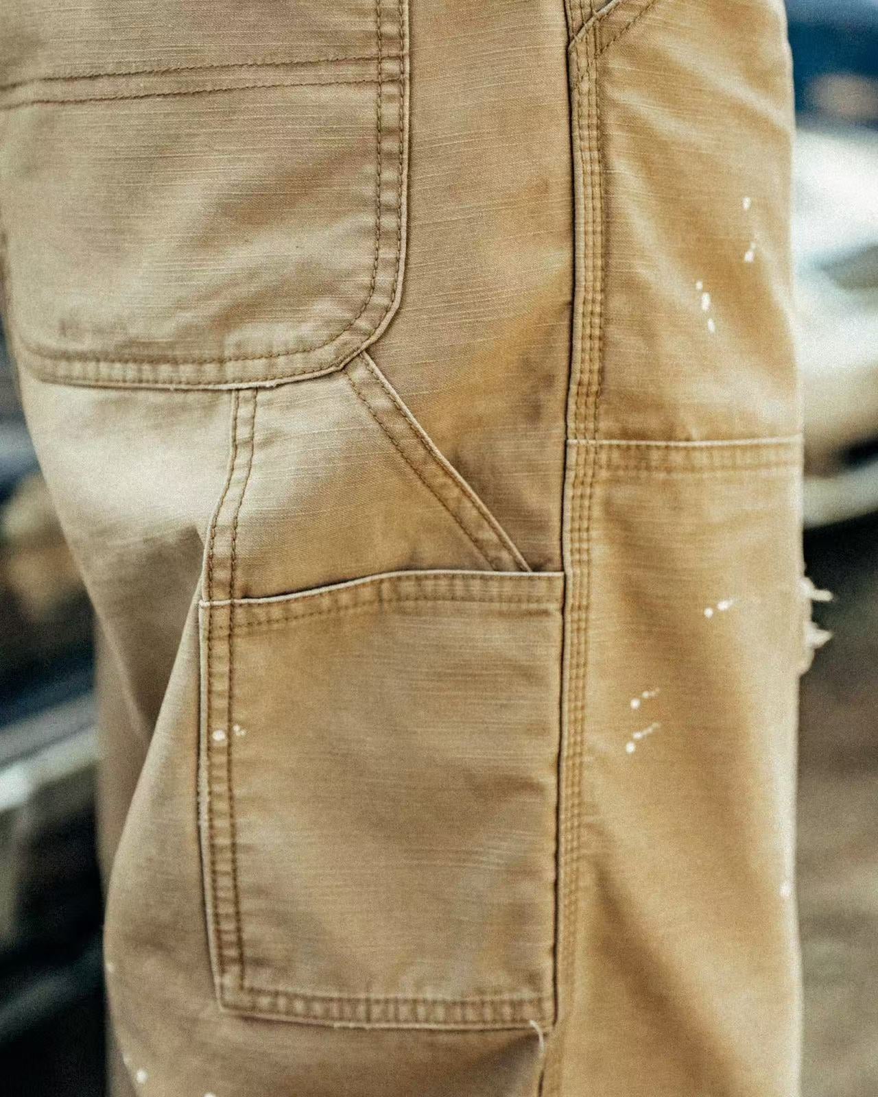 ORDINARY DISTRESSED PAINT SPLATTER PANTS