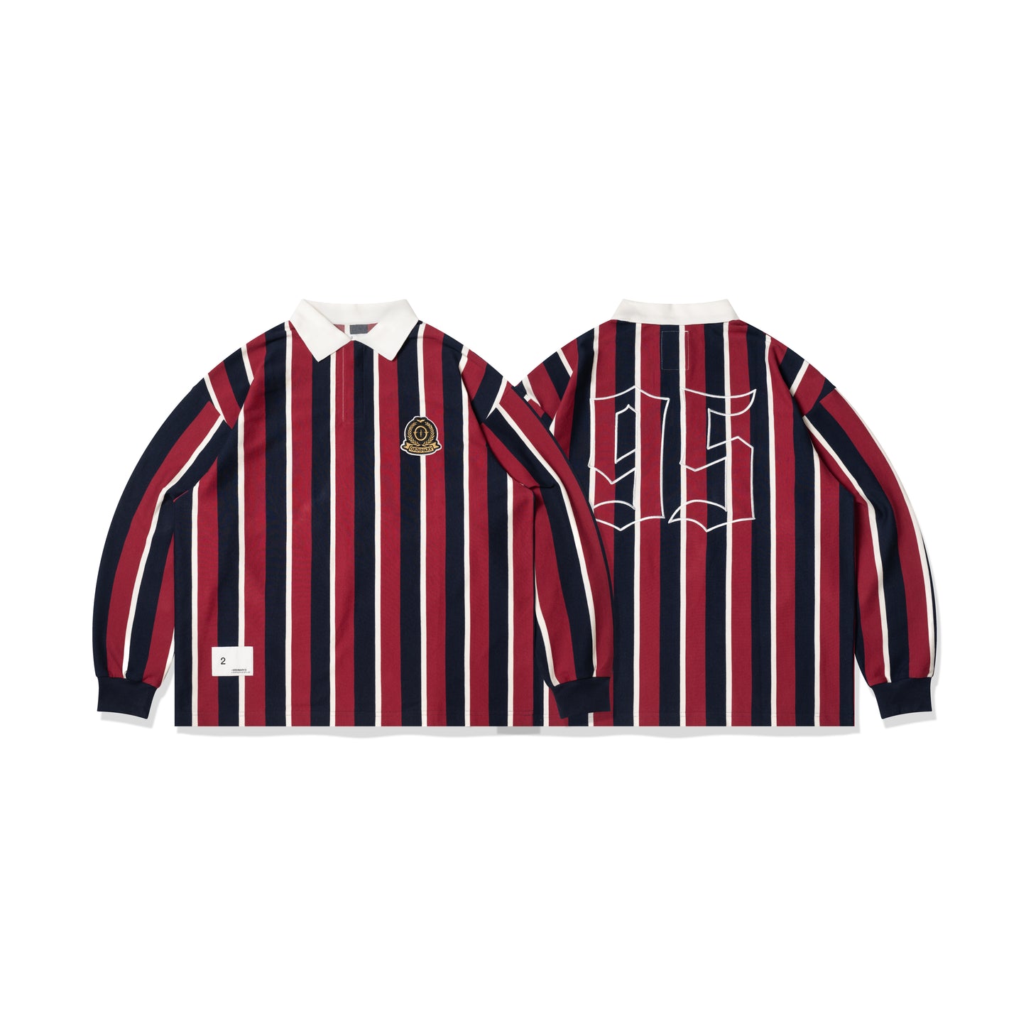 ORDINARY 復古學院條紋POLO衫