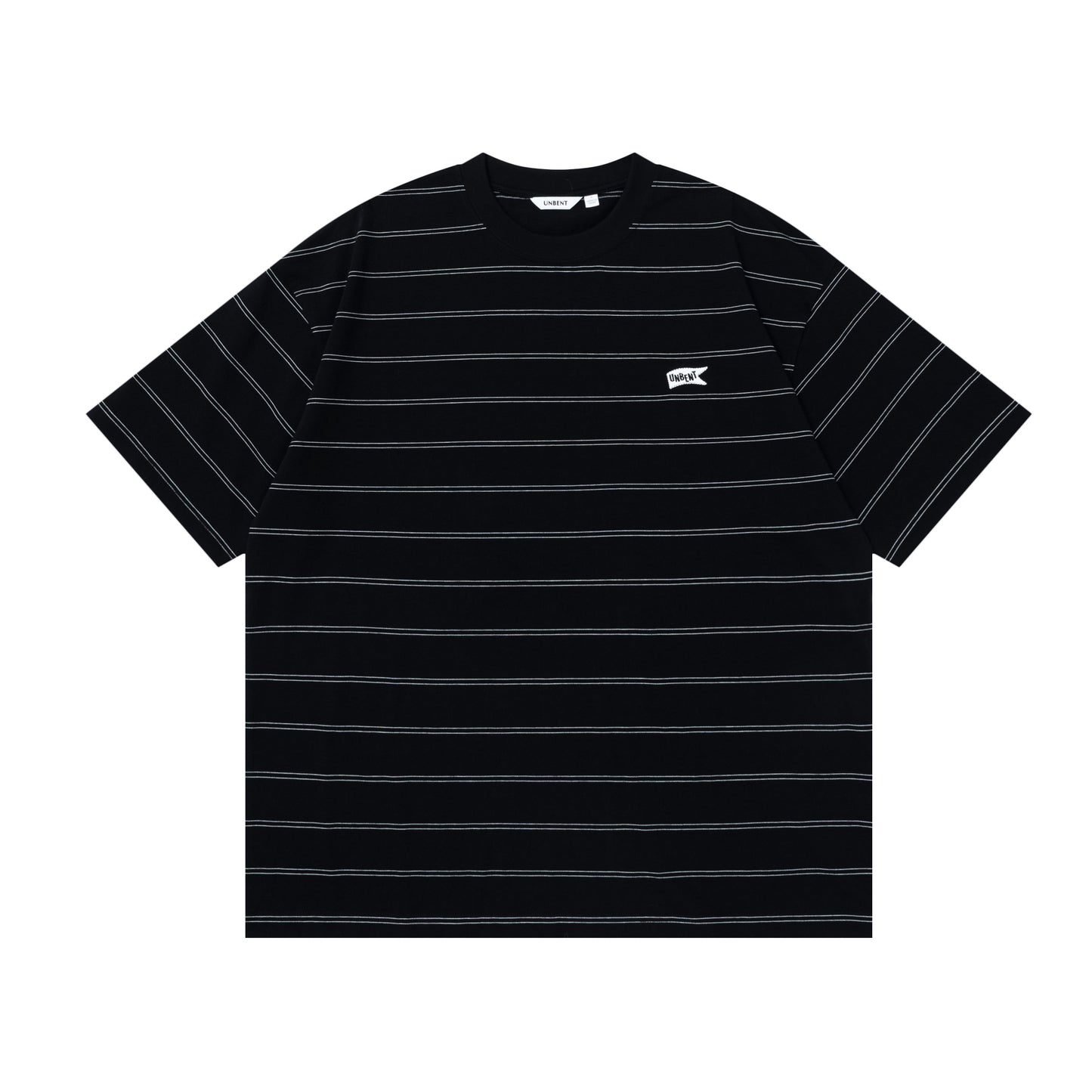 UNBENT 26SS條紋短Tee