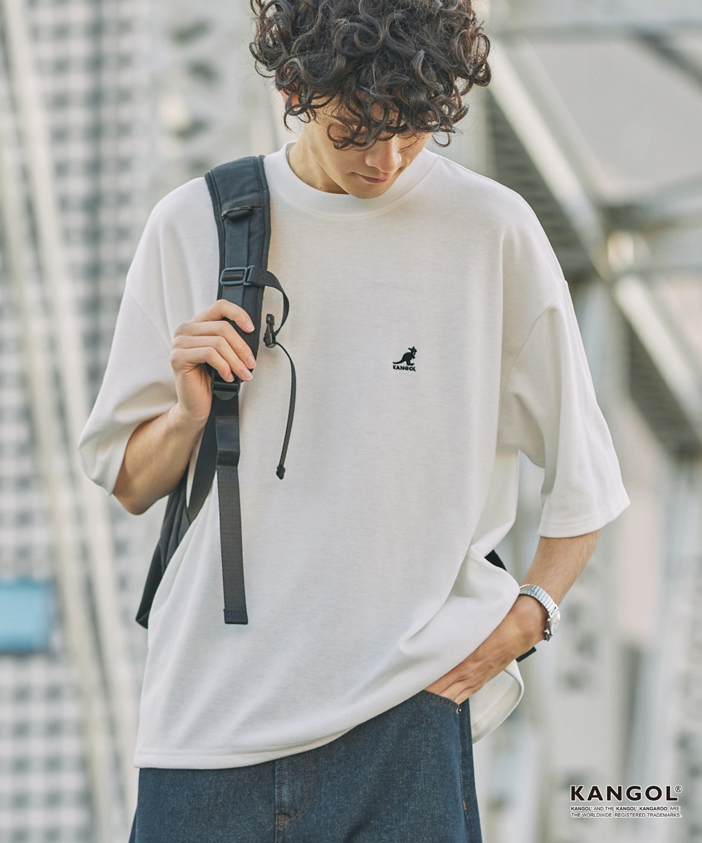 日版KANGOL Logo Tee