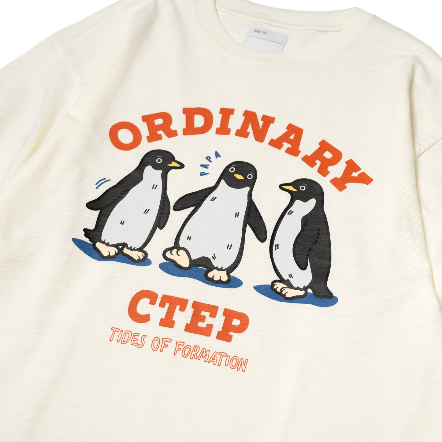 ORDINARY 企鵝夥伴竹節棉長Tee