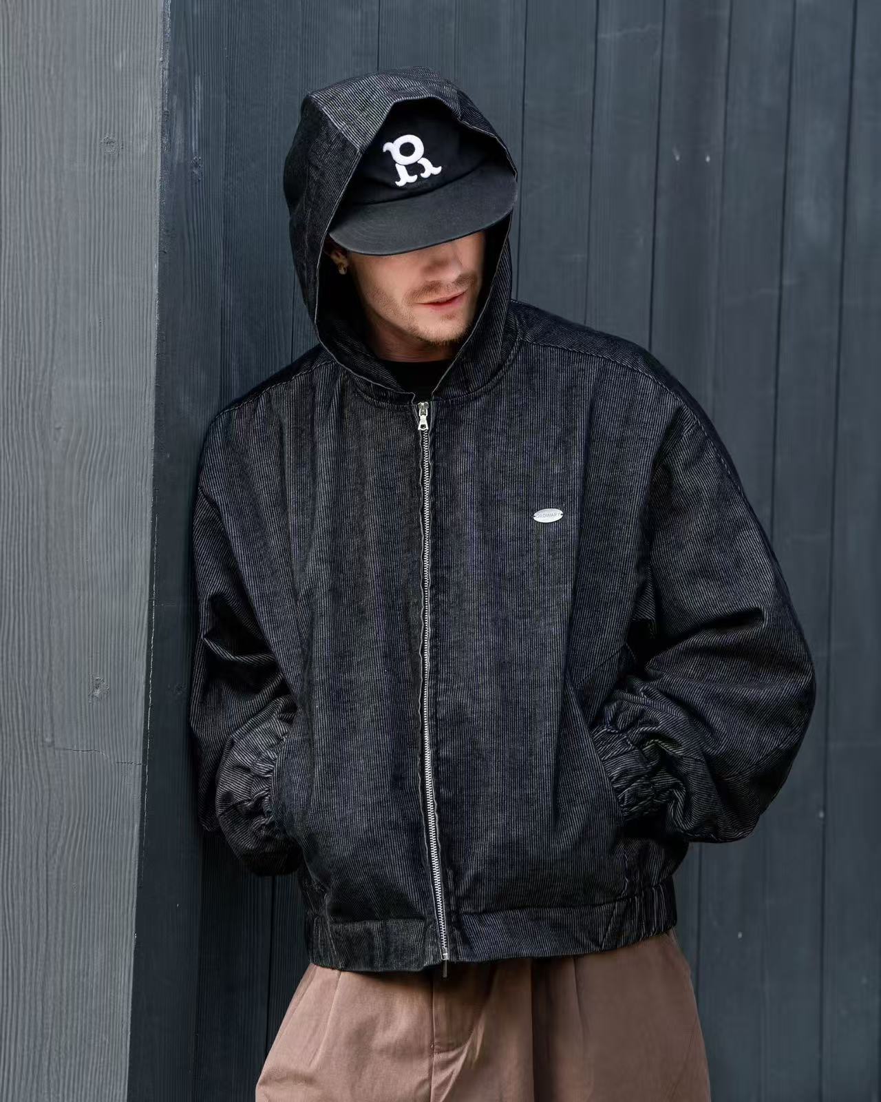 ORDINARY 水洗燈芯絨連帽外套