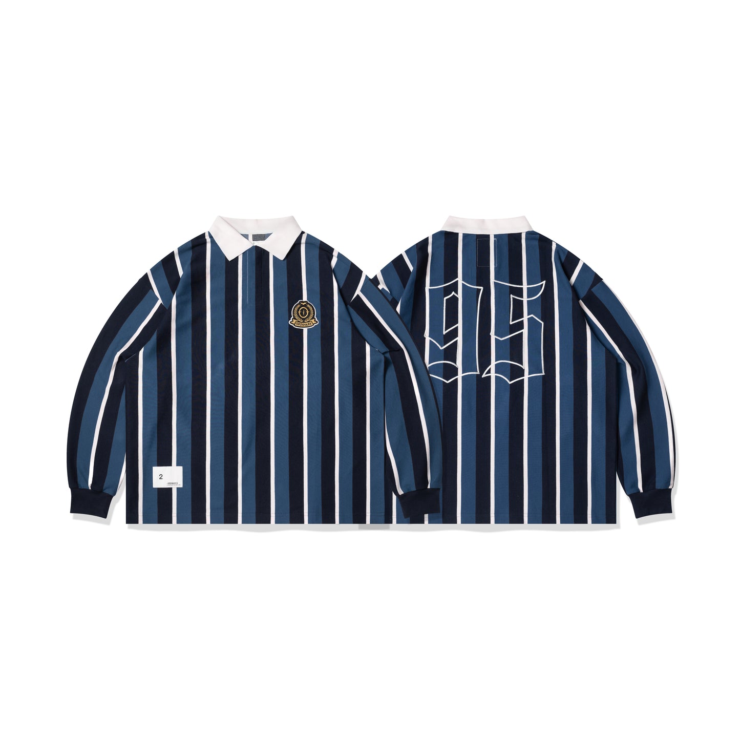 ORDINARY 復古學院條紋POLO衫