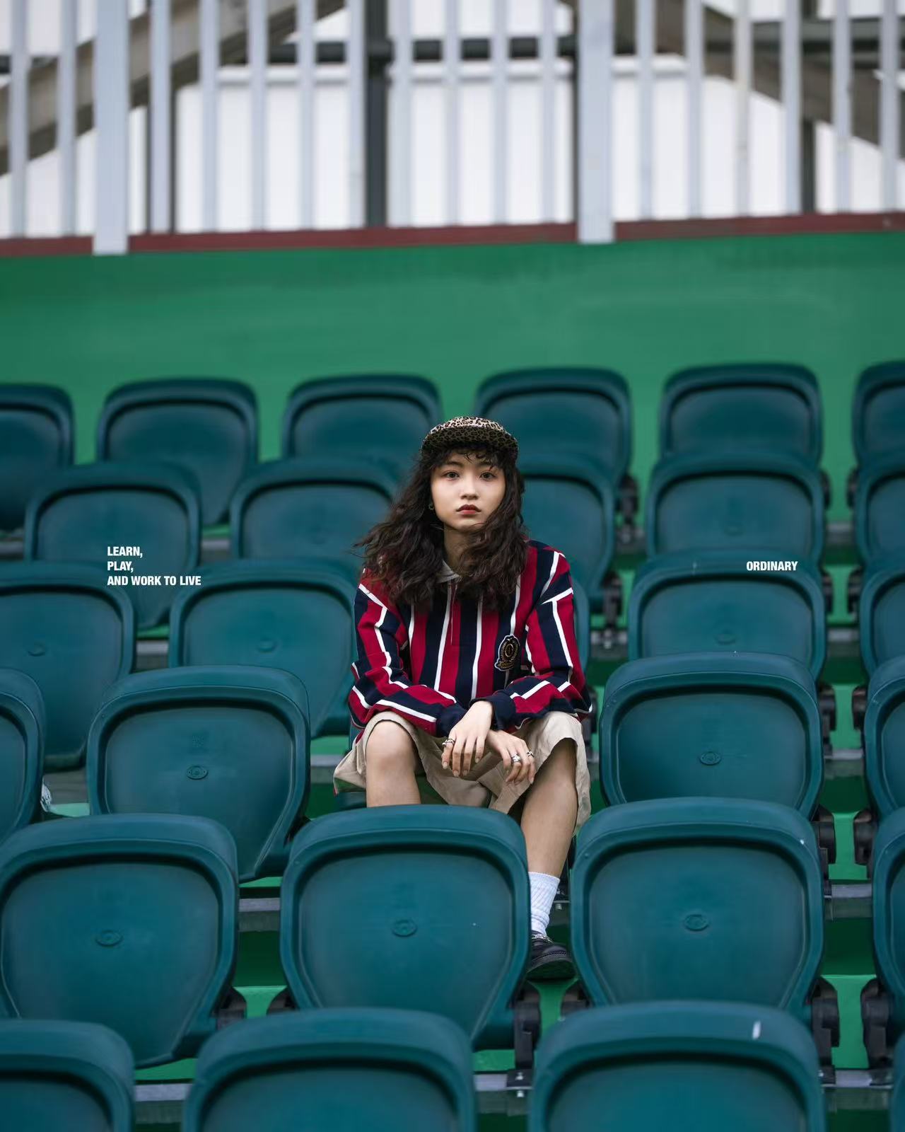 ORDINARY 復古學院條紋POLO衫