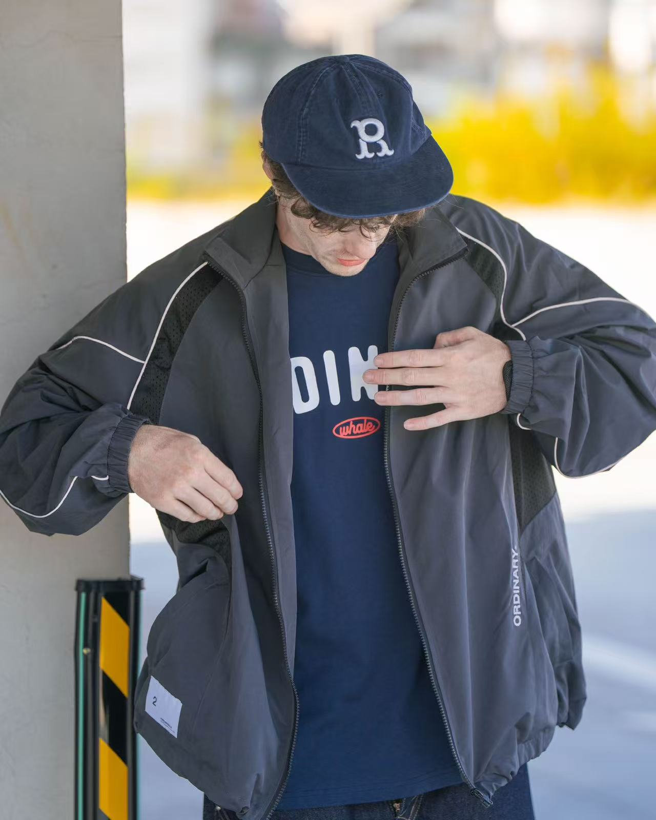 ORDINARY 美式復古鯨魚logo短Tee