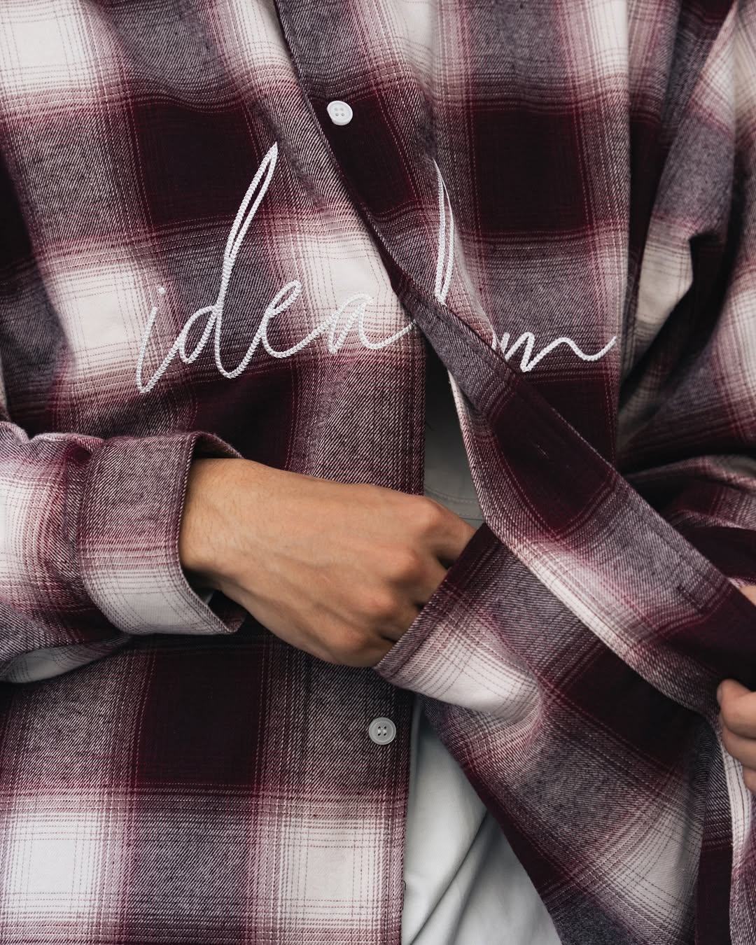 IDE Check L-Shirt/格紋長襯衫