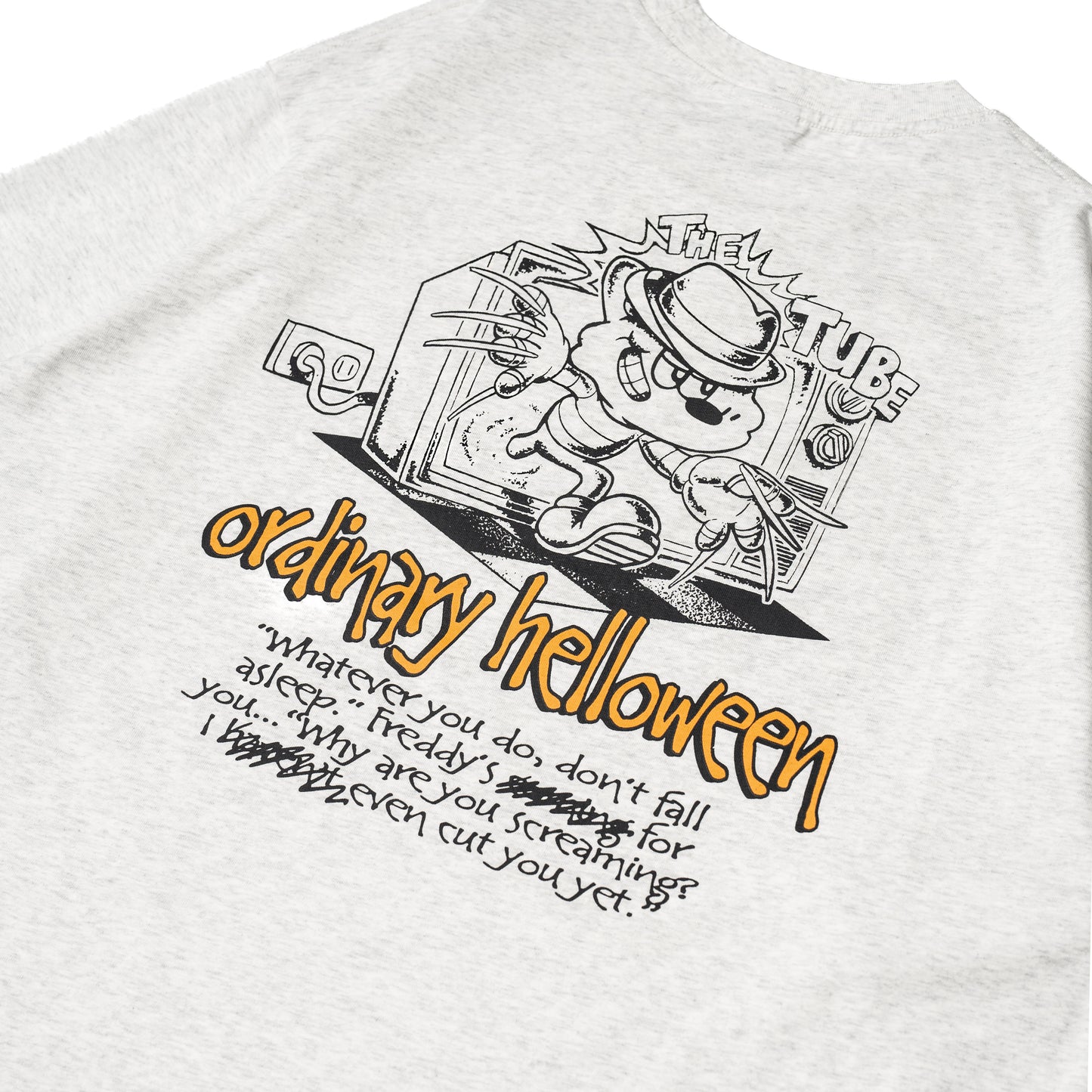 ORDINARY 美式驚慄電影插畫長Tee