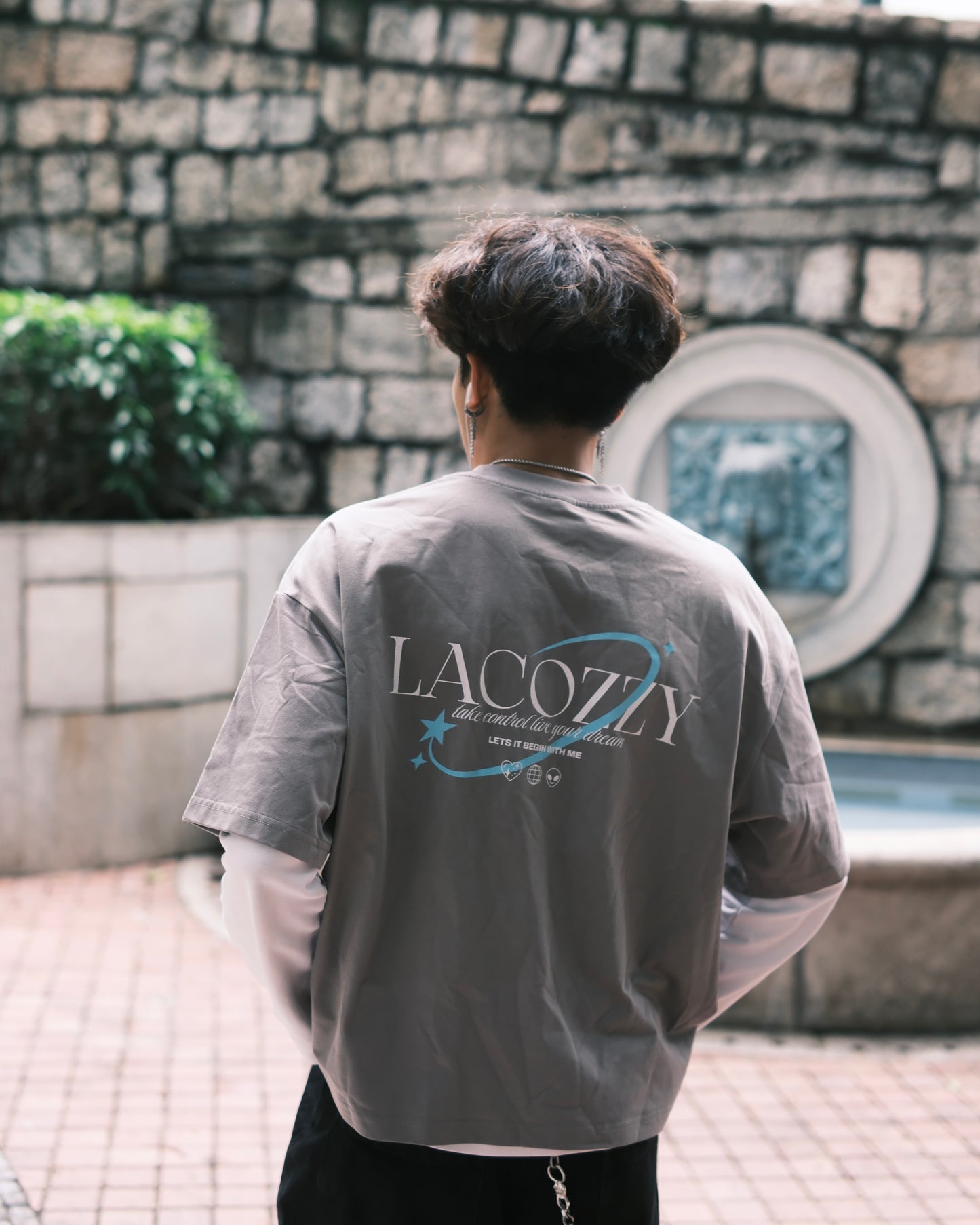 LACOZZY「Dream」Boxy Tee