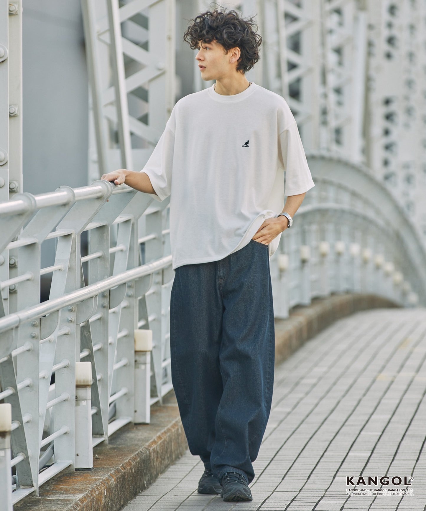 日版KANGOL Logo Tee