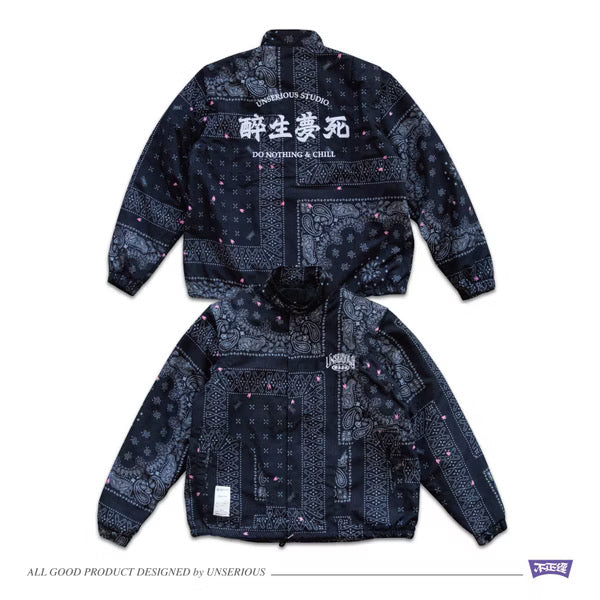 醉生夢死 腰果花工作外套(袖子可拆)