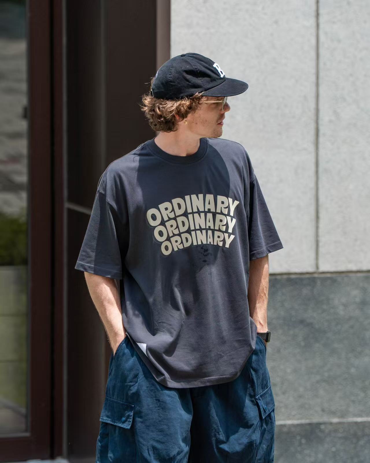 ORDINARY 趣味降落獾短Tee