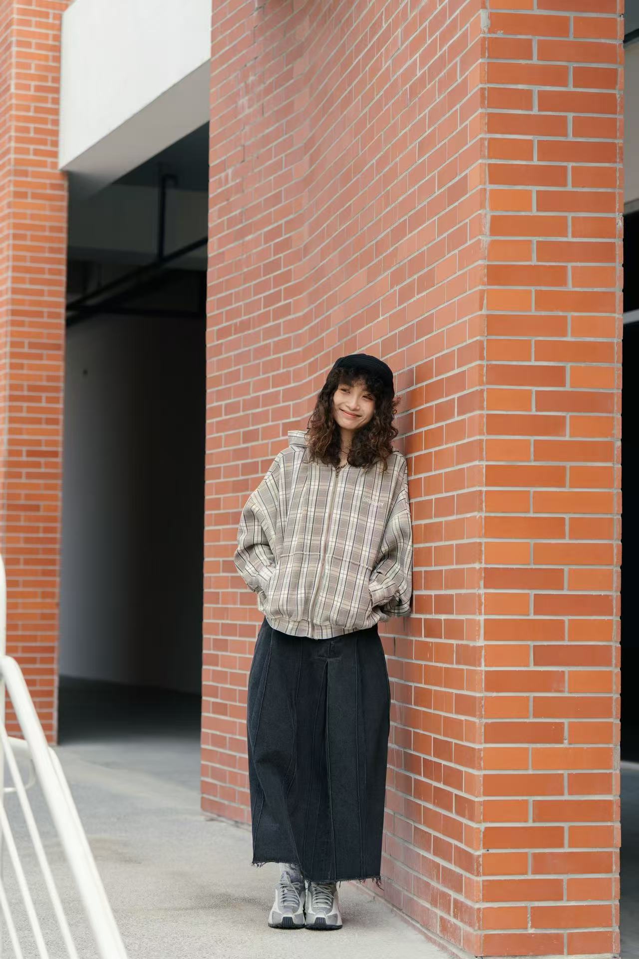 ORDINARY 水洗華夫格連帽外套