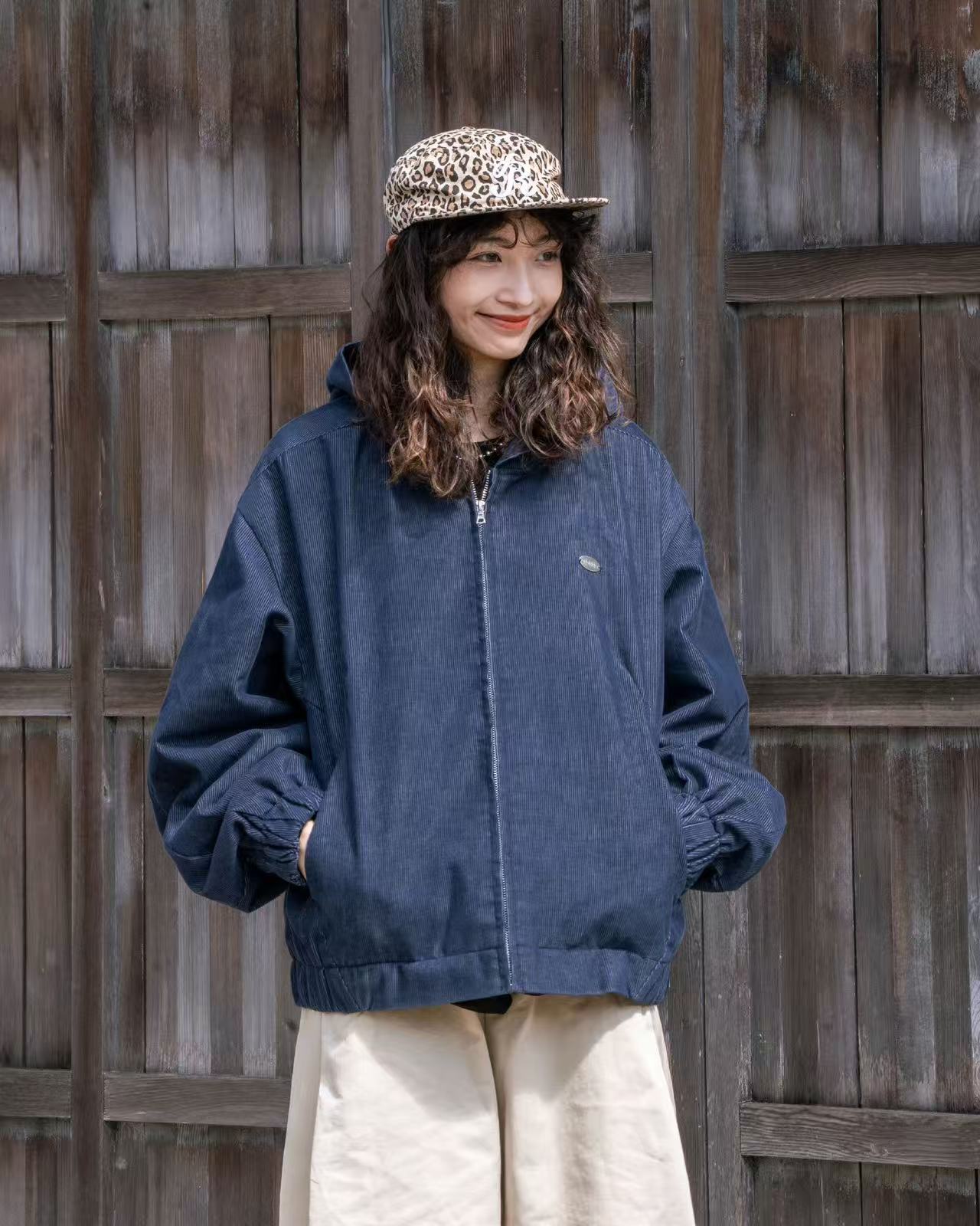 ORDINARY 水洗燈芯絨連帽外套