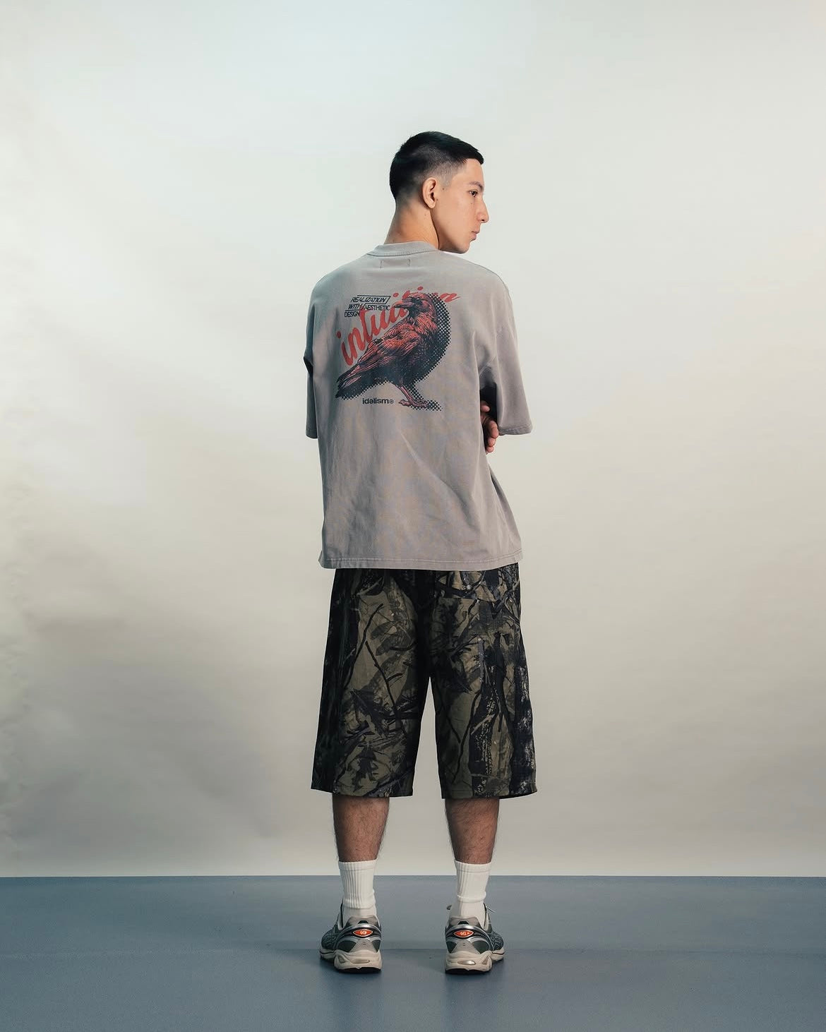 IDE Ripstop Jorts/抗撕裂彩圖短褲