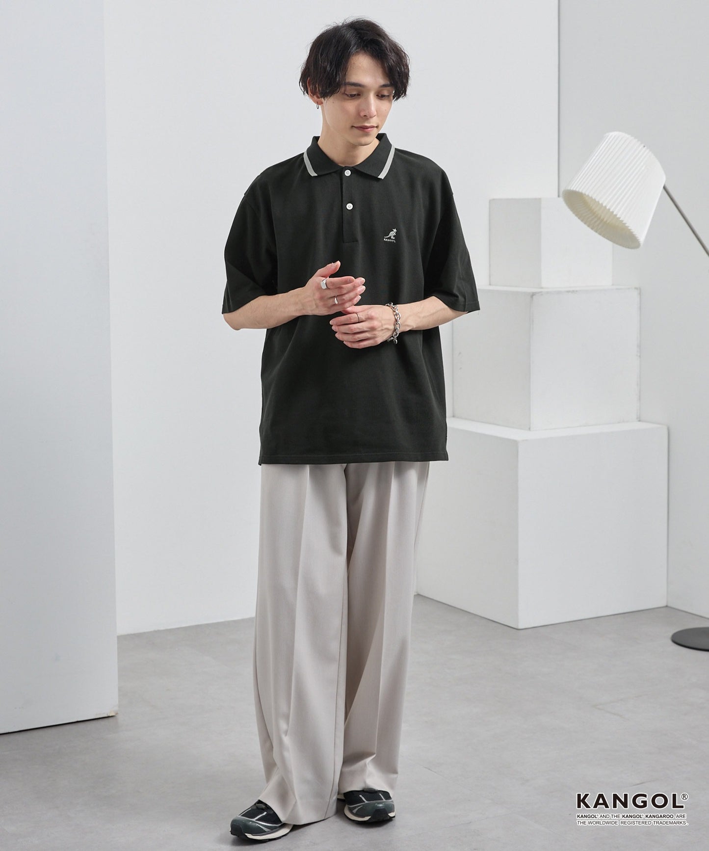 日版KANGOL Logo POLO