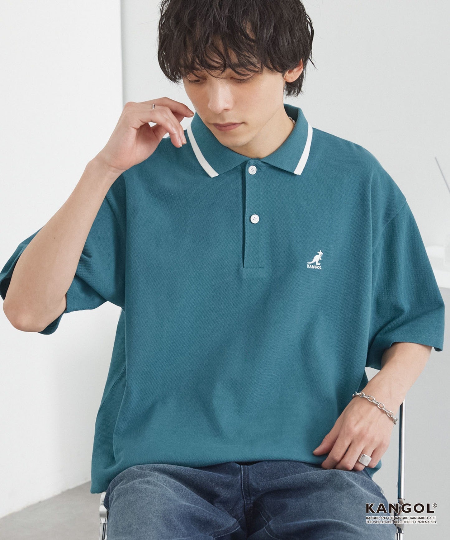 日版KANGOL Logo POLO