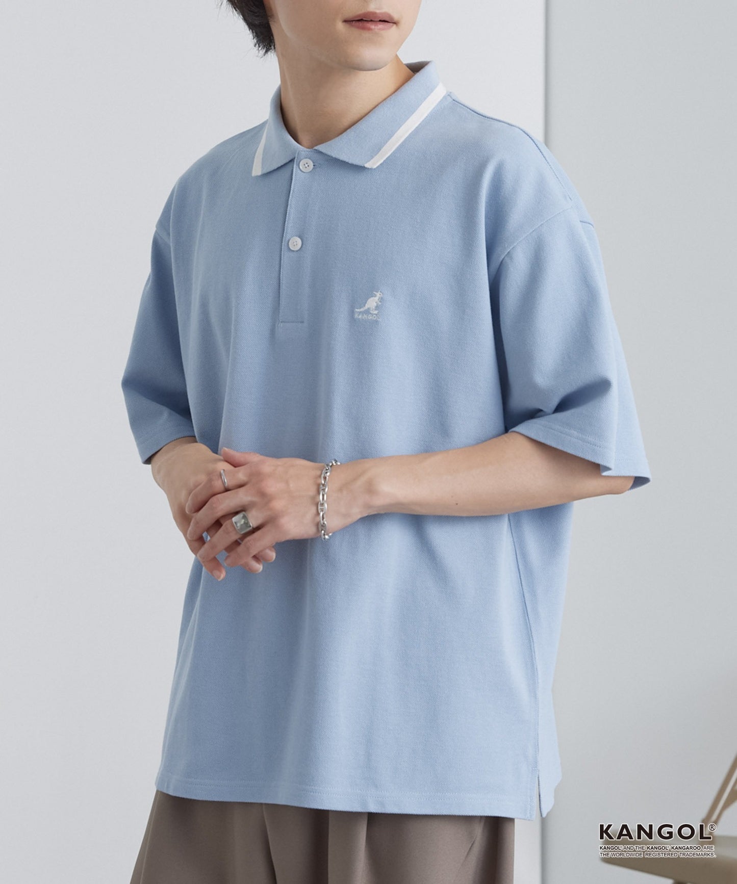 日版KANGOL Logo POLO