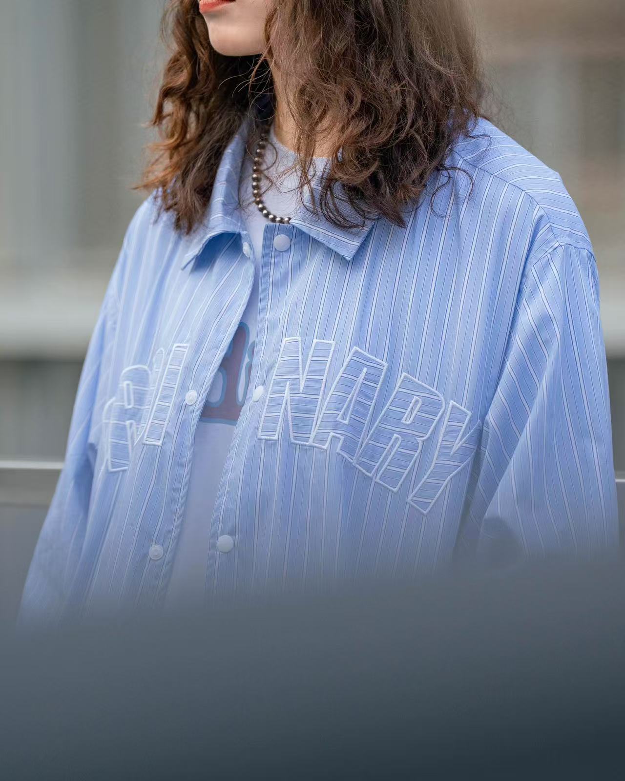 ORDINARY 條紋教練外套