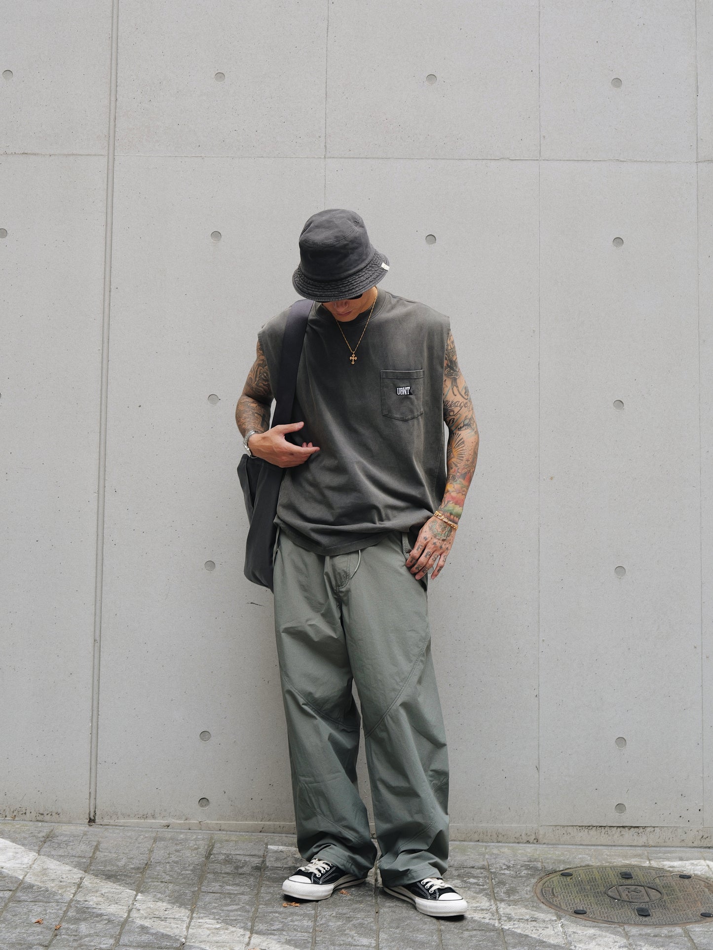 UNBENT 25AW 軍事直筒長褲