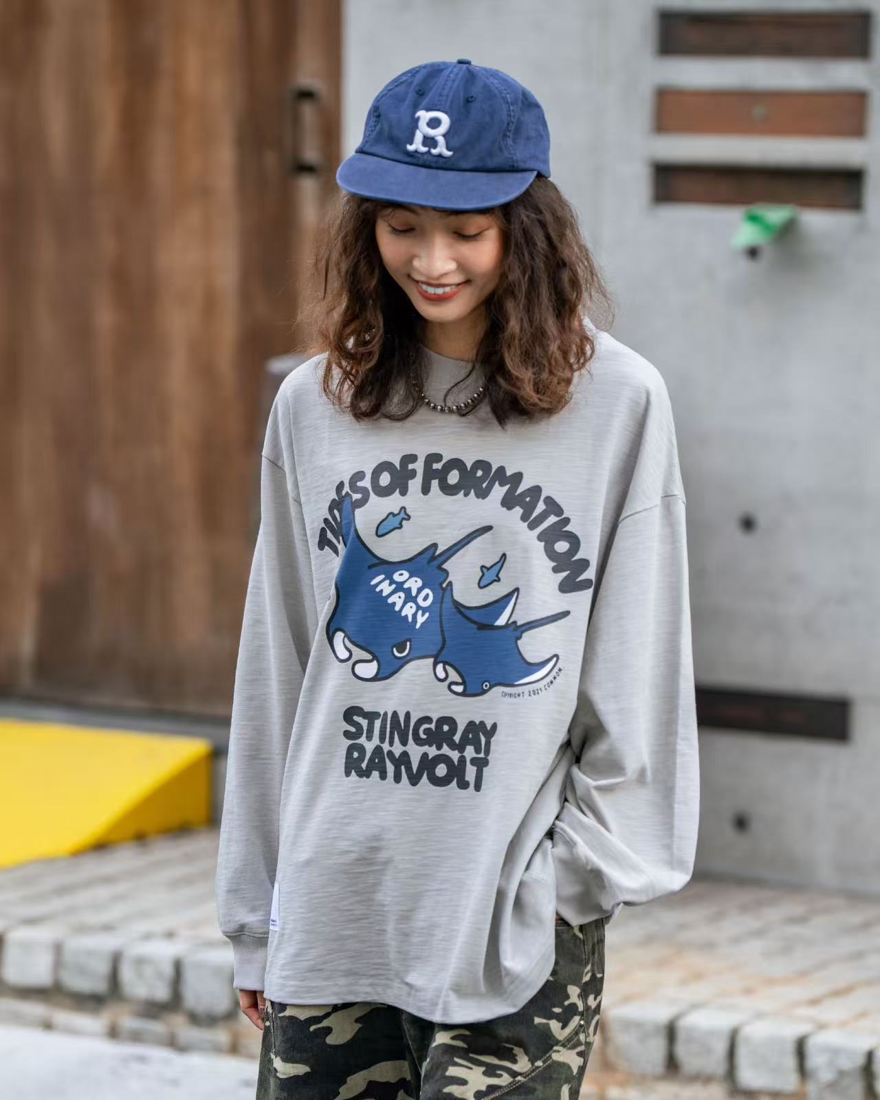 ORDINARY 美式魔鬼魚長Tee