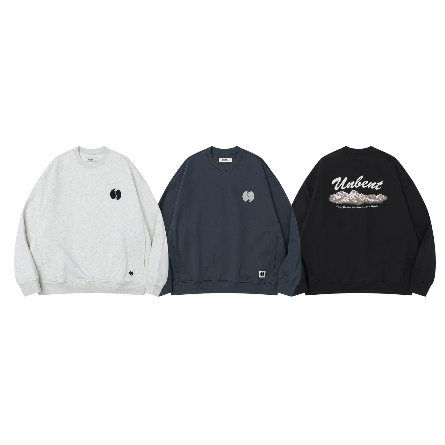 UNBENT 25AW 雪山圖案衛衣