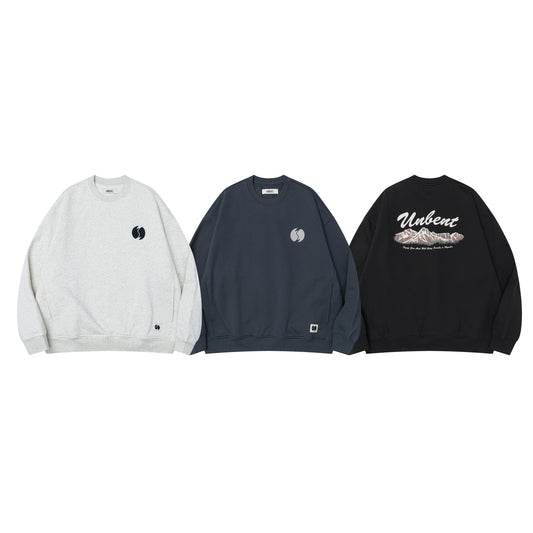 UNBENT 25AW 雪山圖案衛衣