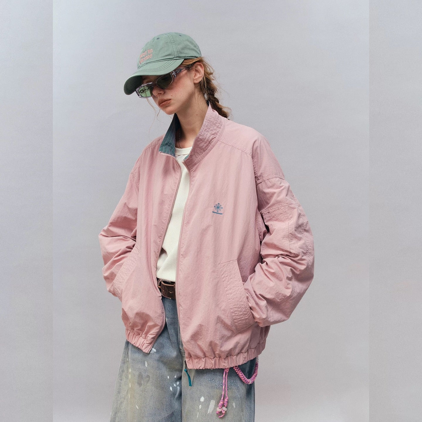 NOTH 撞色立領風衣