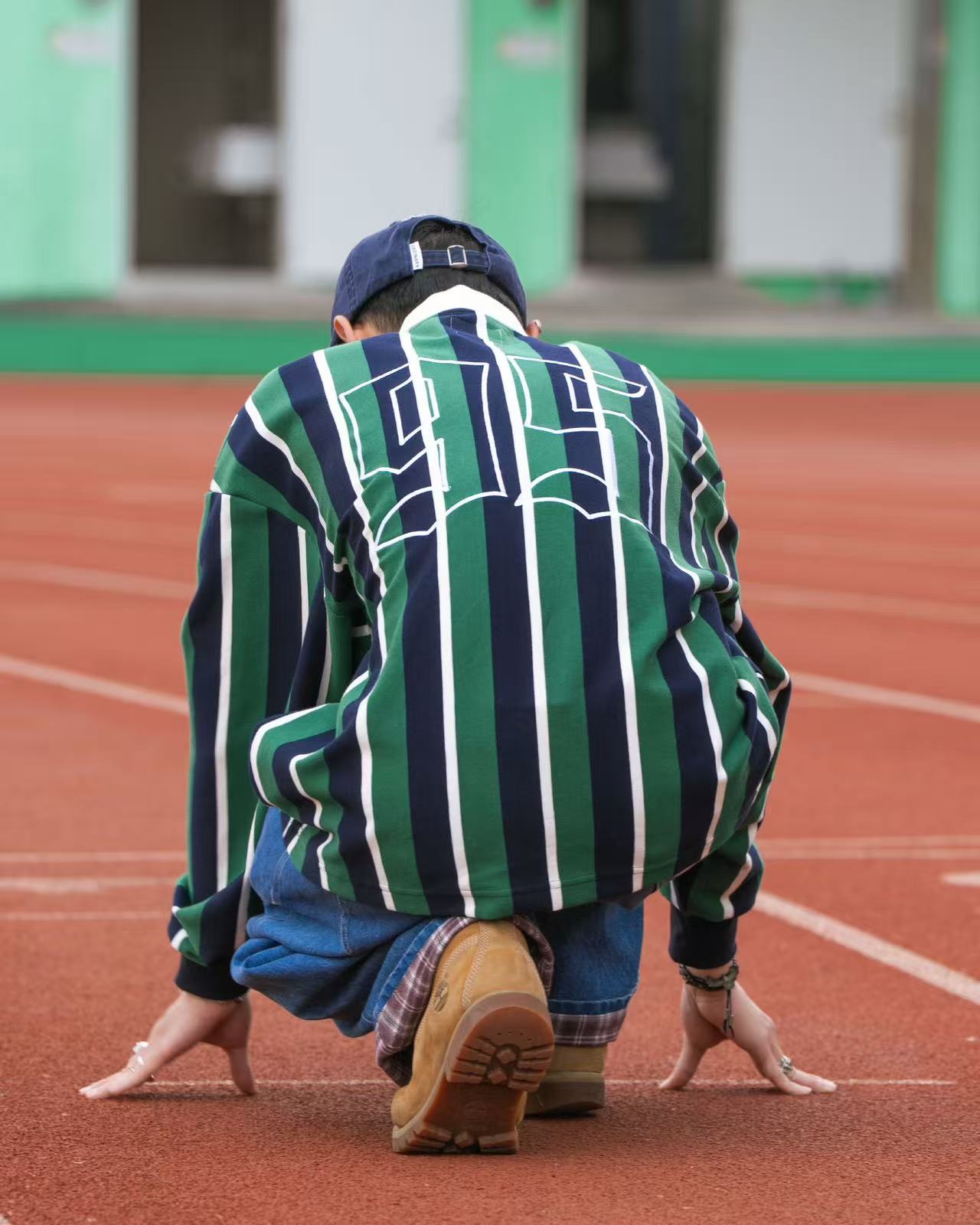 ORDINARY 復古學院條紋POLO衫