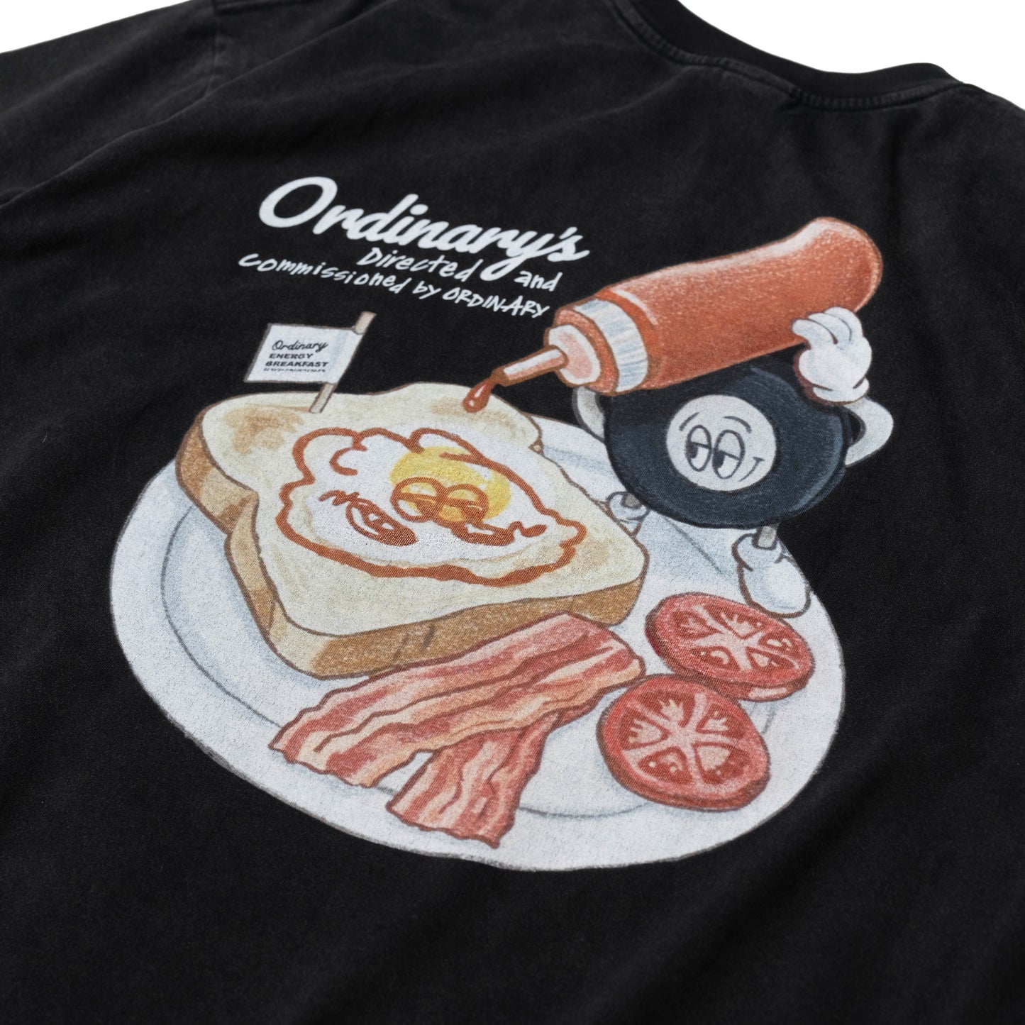 ORDINARY 卡通早餐短Tee
