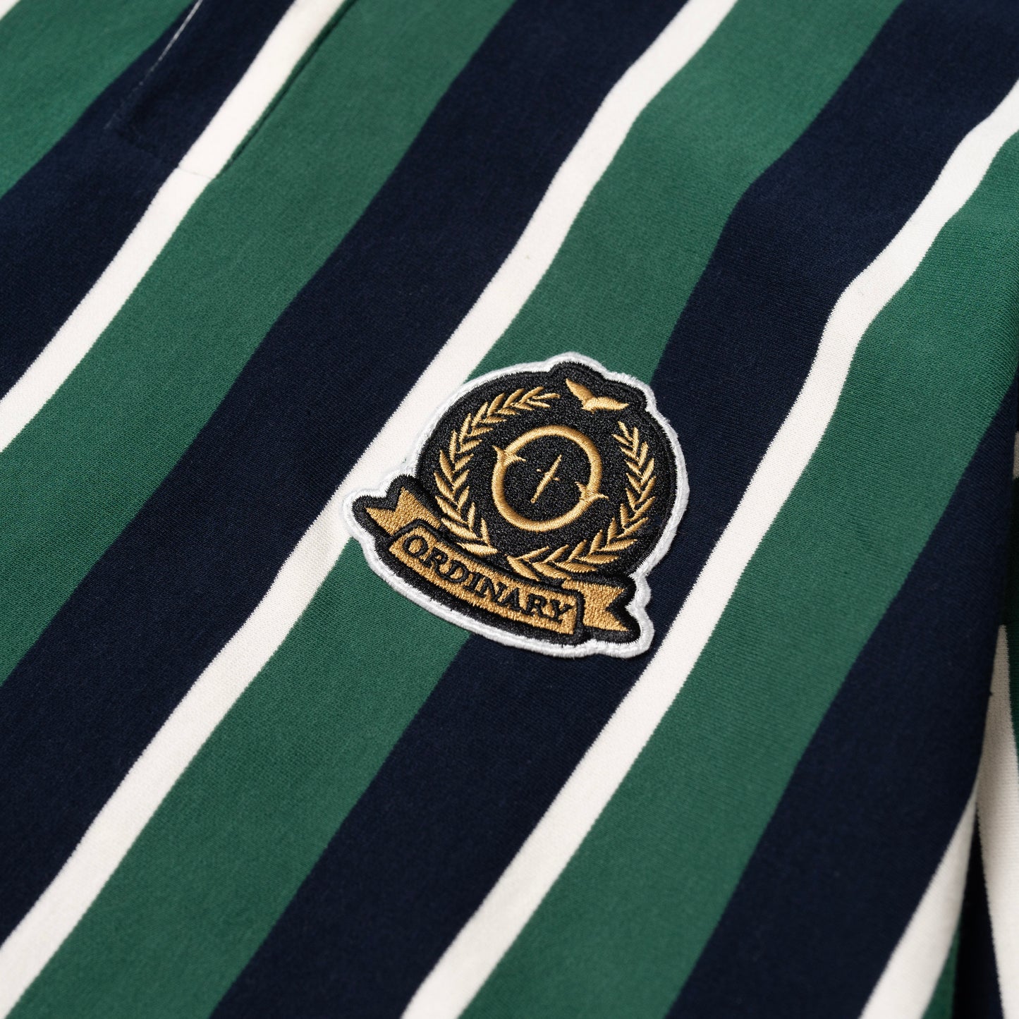 ORDINARY 復古學院條紋POLO衫