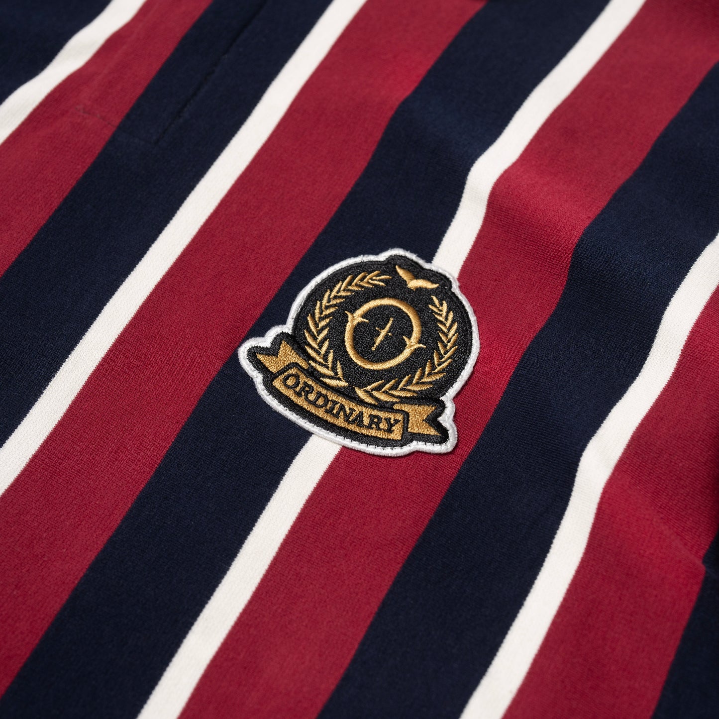 ORDINARY 復古學院條紋POLO衫