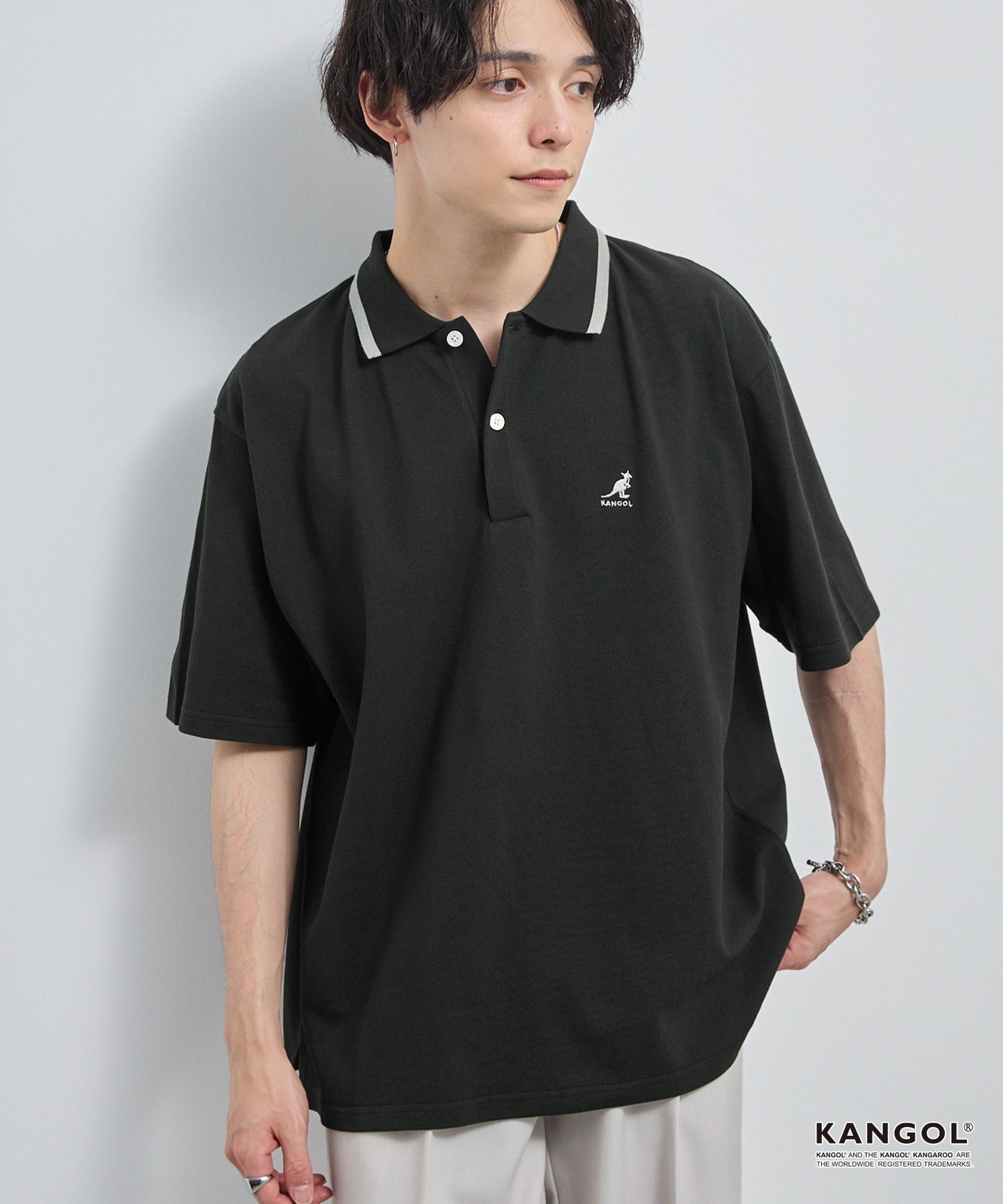 日版KANGOL Logo POLO