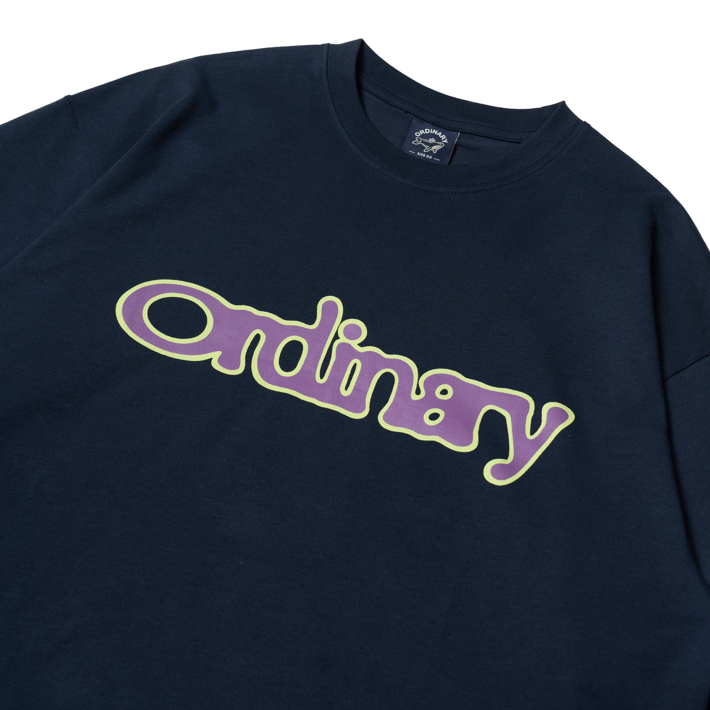 ORDINARY 昏眩Logo基礎長Tee