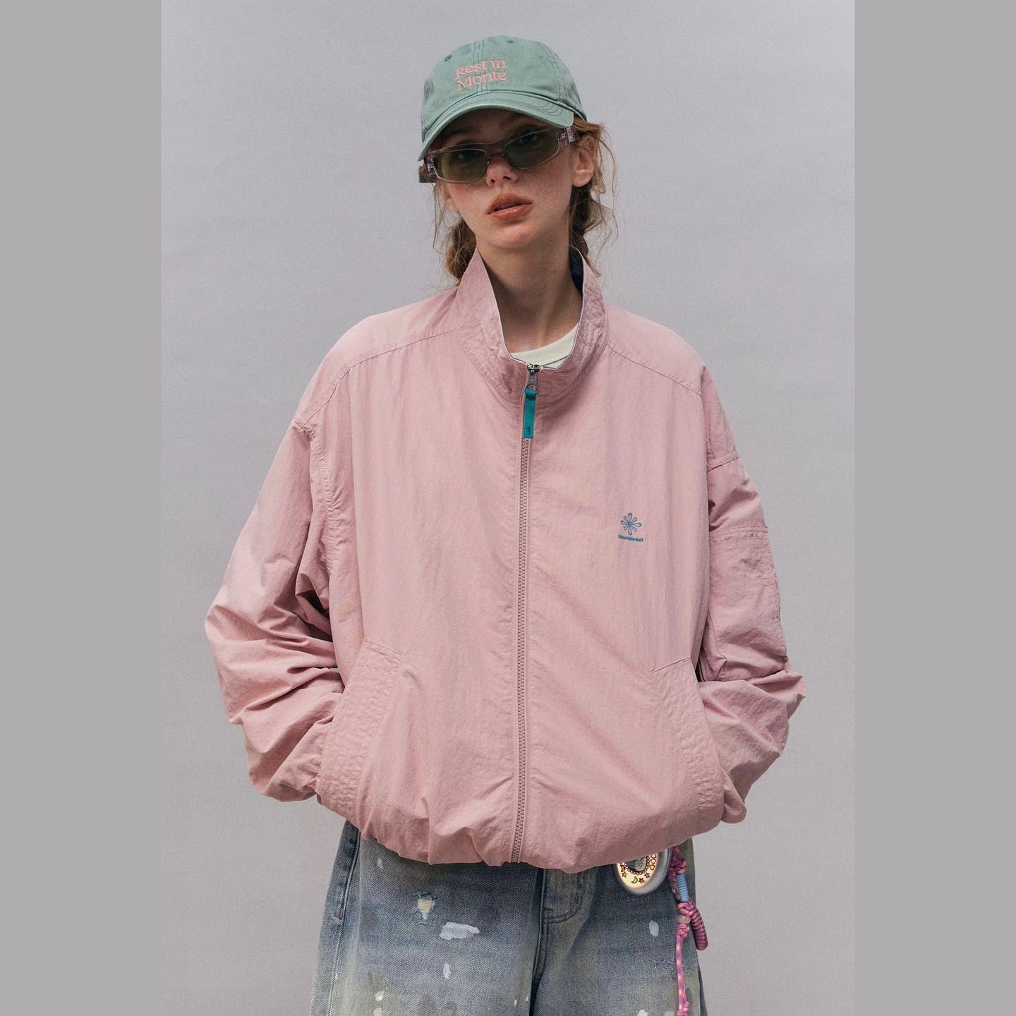 NOTH 撞色立領風衣