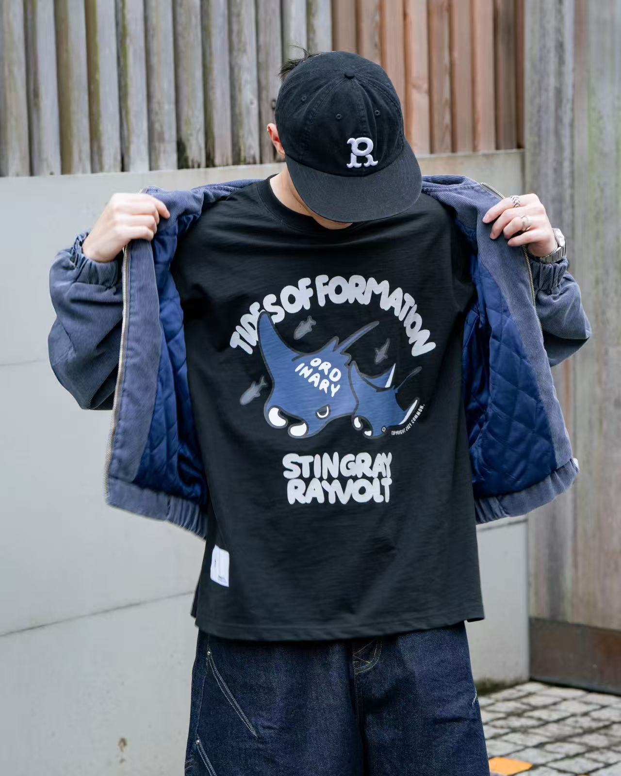 ORDINARY 美式魔鬼魚長Tee