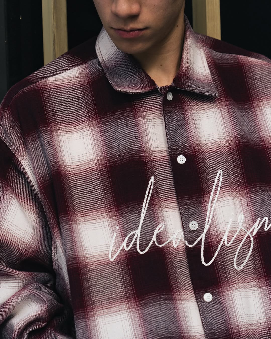 IDE Check L-Shirt/格紋長襯衫