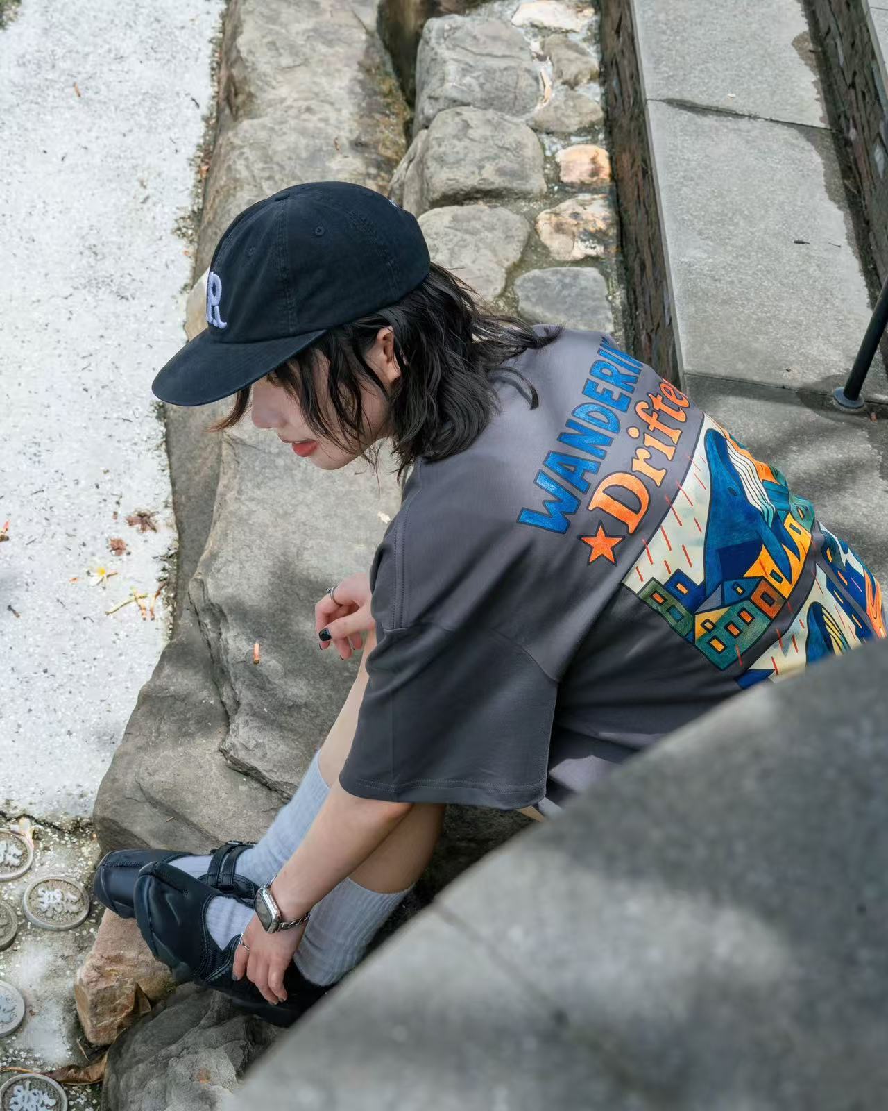 ORDINARY 流浪鯨Tee