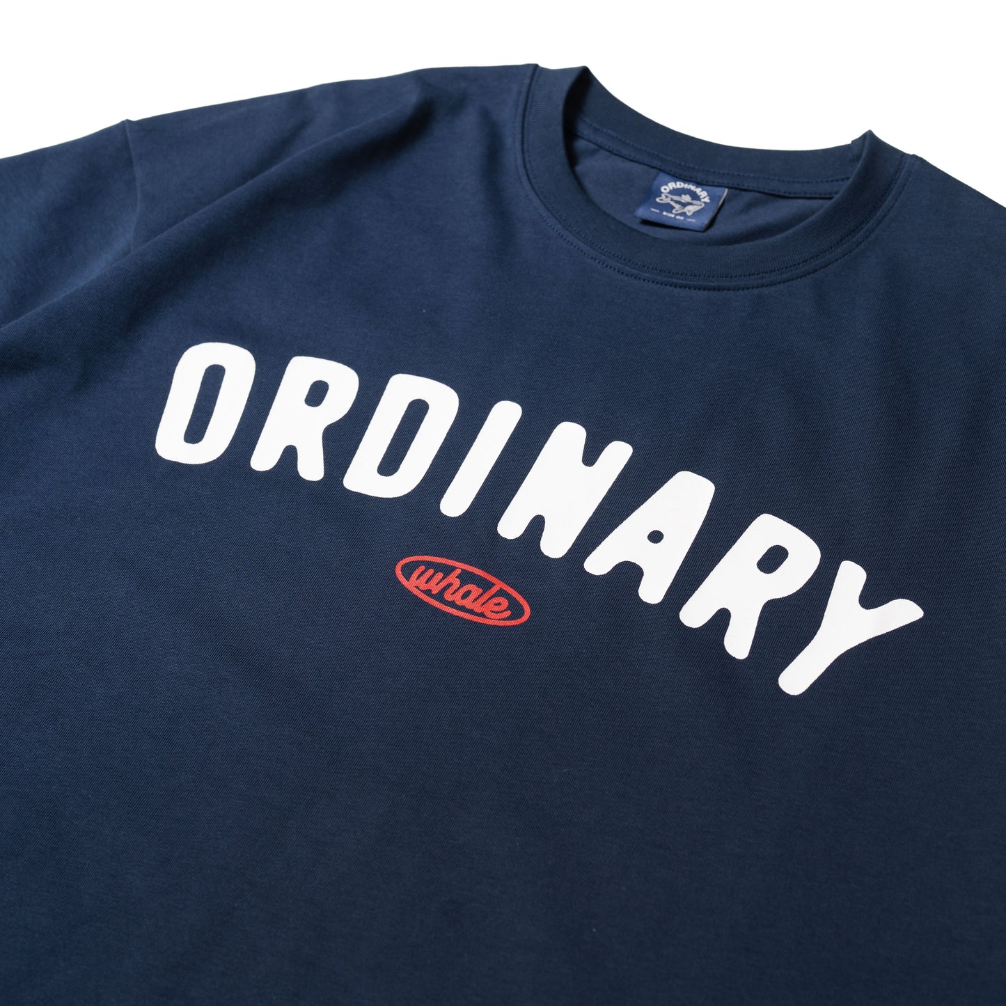 ORDINARY 美式復古鯨魚logo短Tee