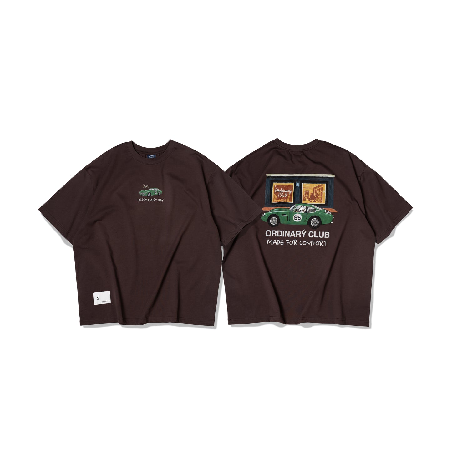 ORDINARY 復古蠟筆角色短Tee