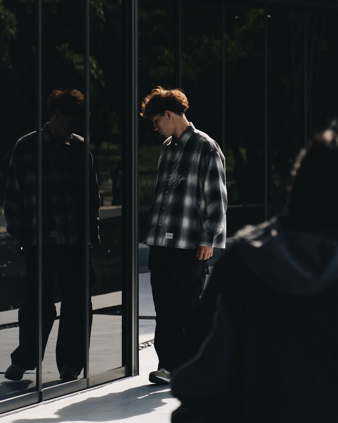 IDE Check L-Shirt/格紋長襯衫