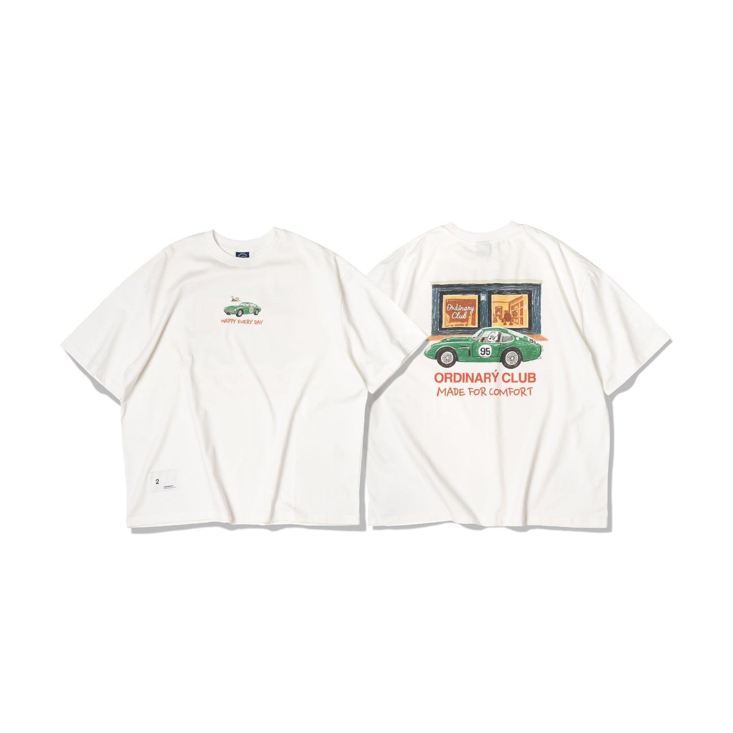 ORDINARY 復古蠟筆角色短Tee