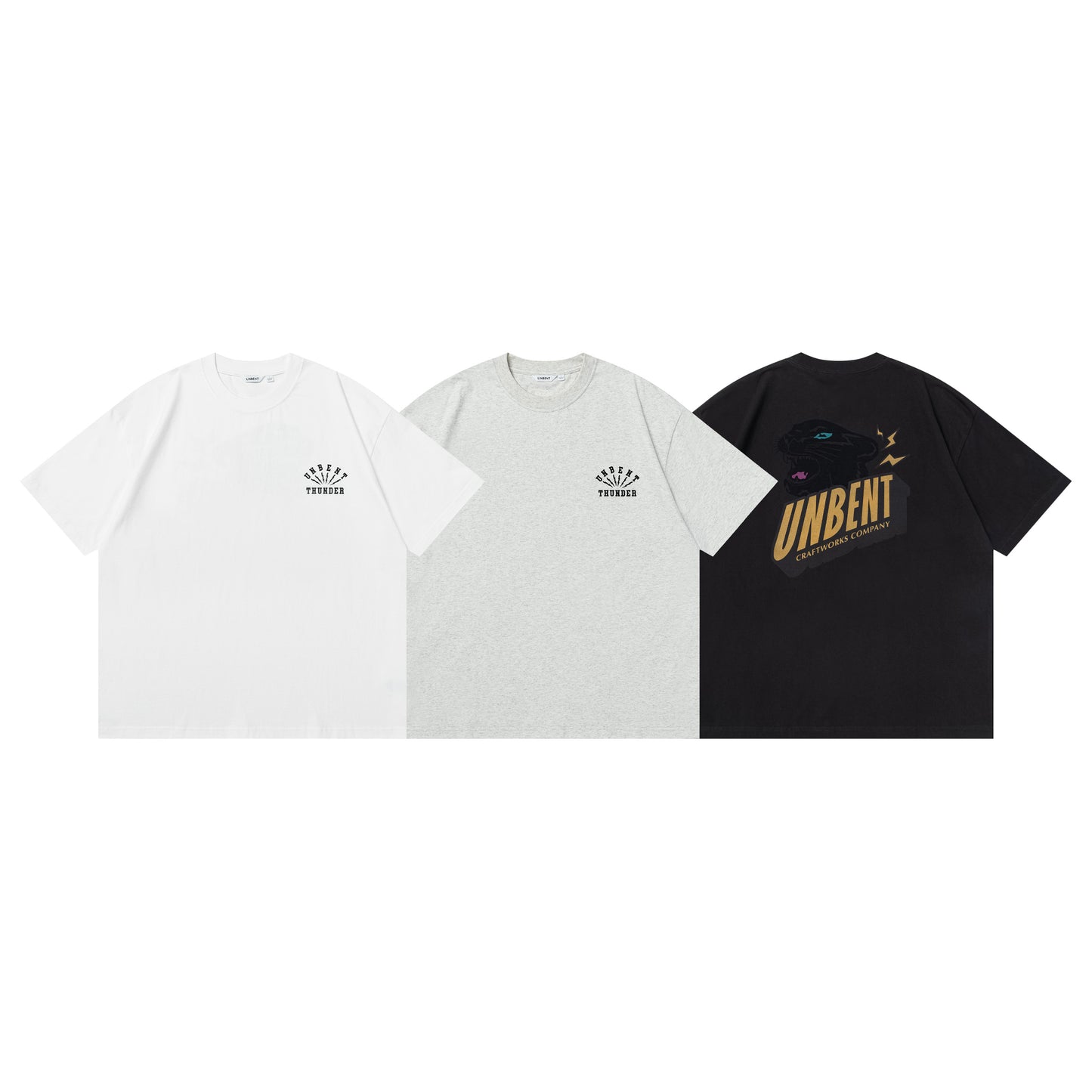 UNBENT 26SS黑豹圖案短Tee