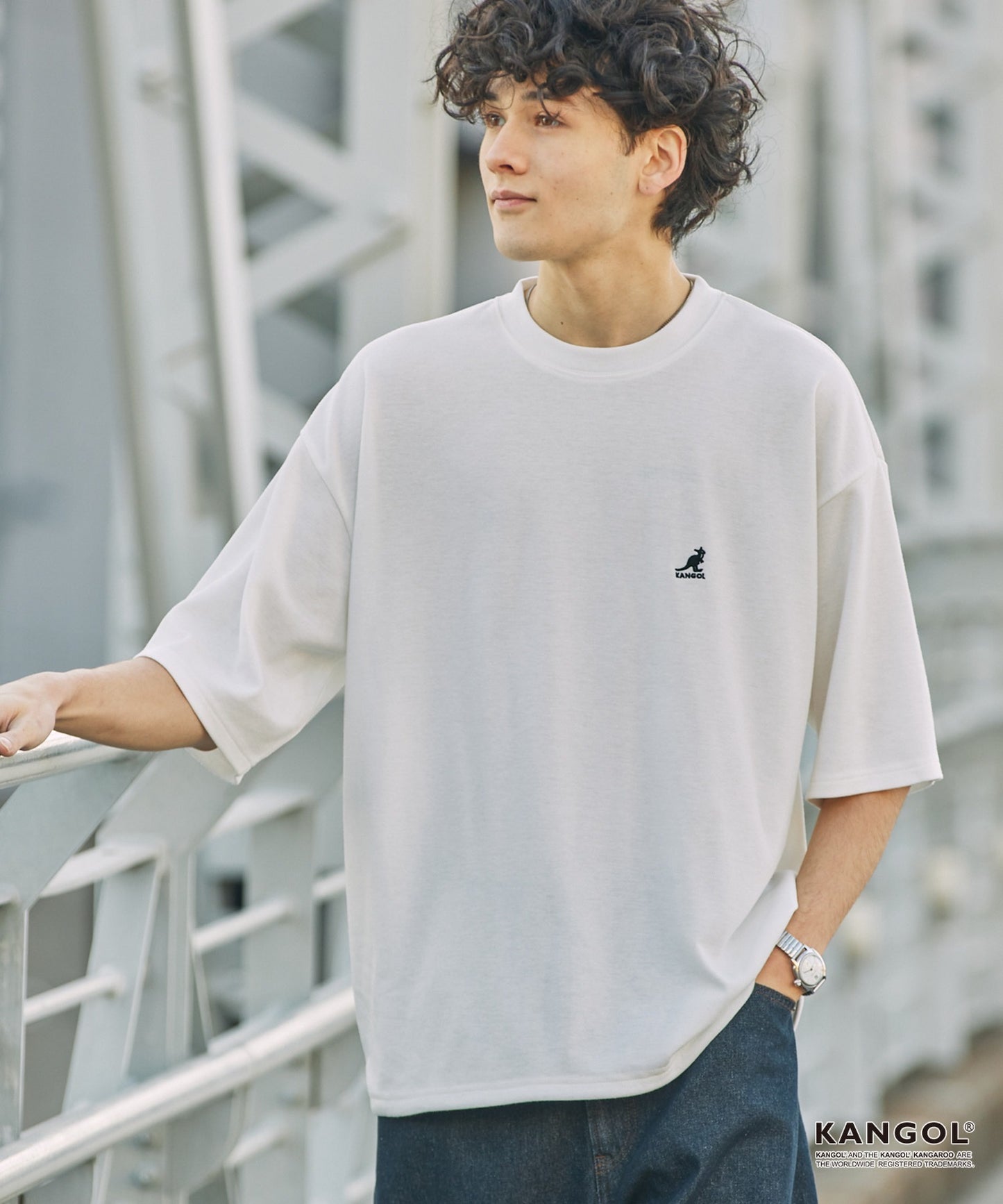 日版KANGOL Logo Tee