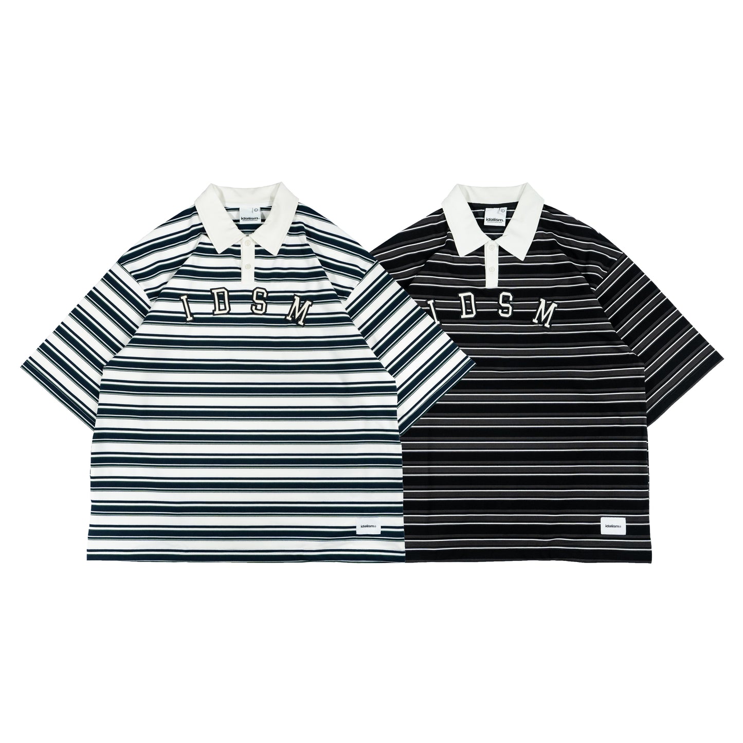 IDE Stripe Polo/條紋Polo衫