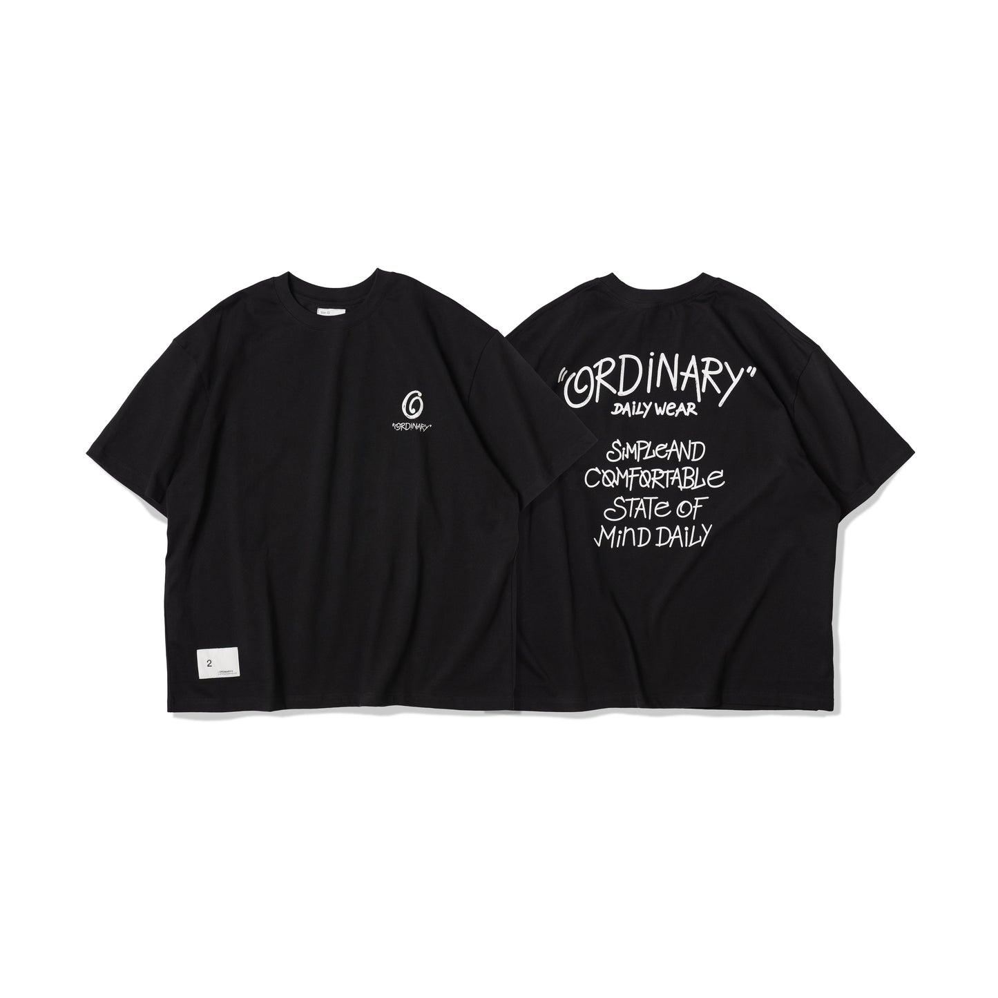 ORDINARY 美式手繪LOGO短Tee