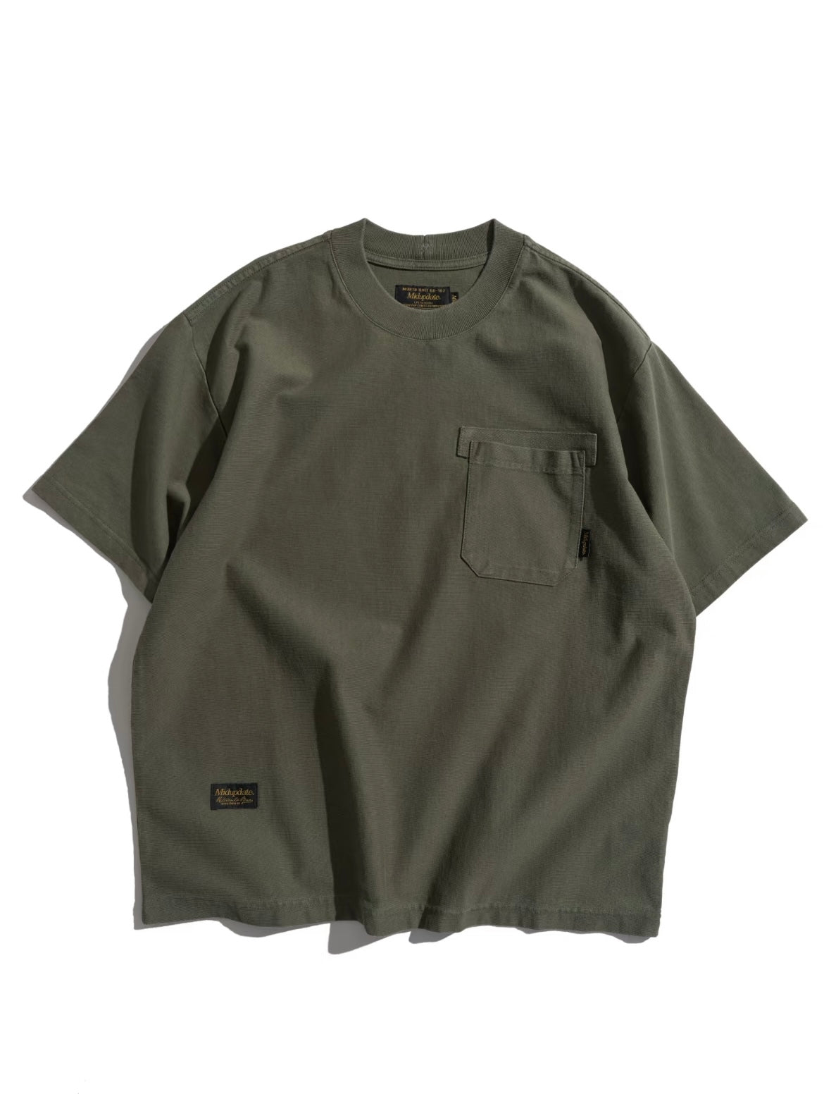 MUD 水洗口袋短Tee
