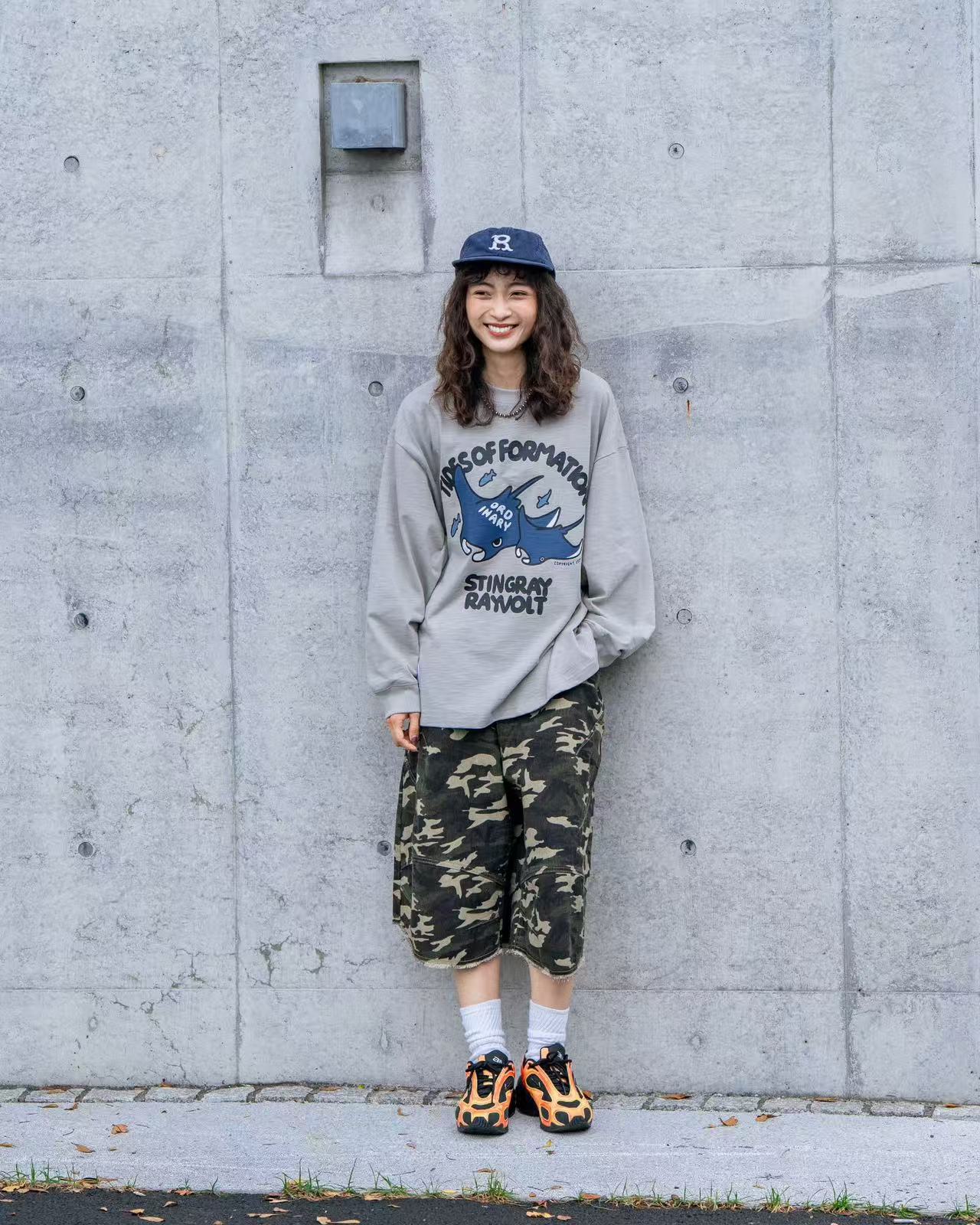 ORDINARY 美式魔鬼魚長Tee